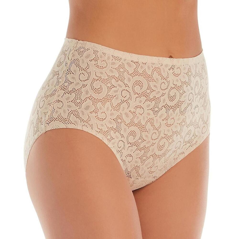 TC Fine Intimates A4-135 Wonderful Edge All Over Lace Brief Panty Size XXL